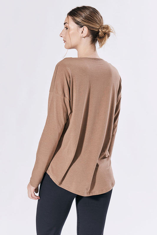 9776 - Remera Mangas Largas holgada