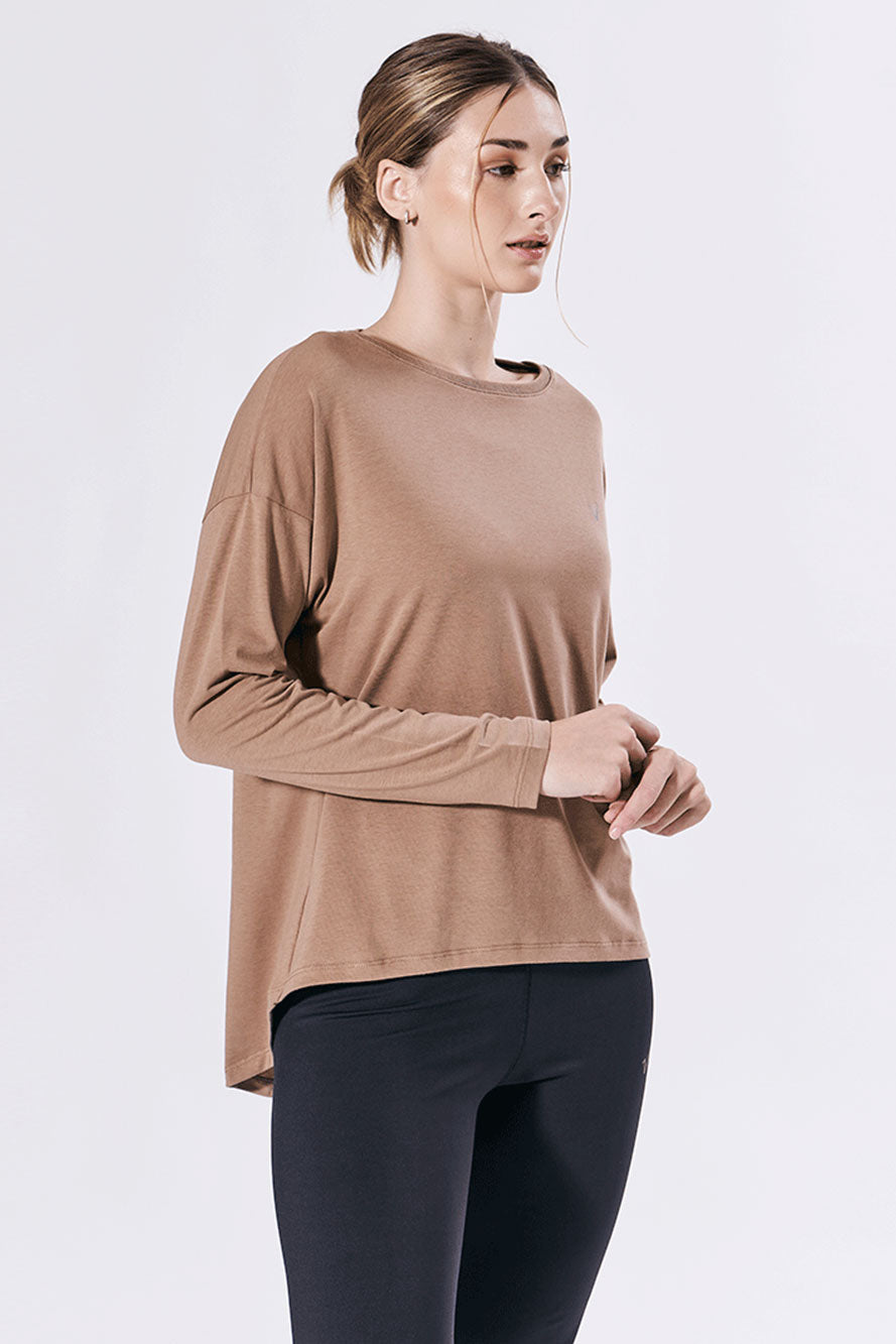 9776 - Remera Mangas Largas holgada