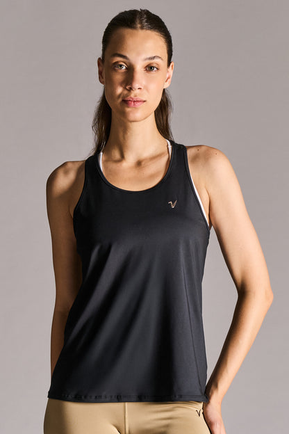 9704 - Musculosa recorte Mesh