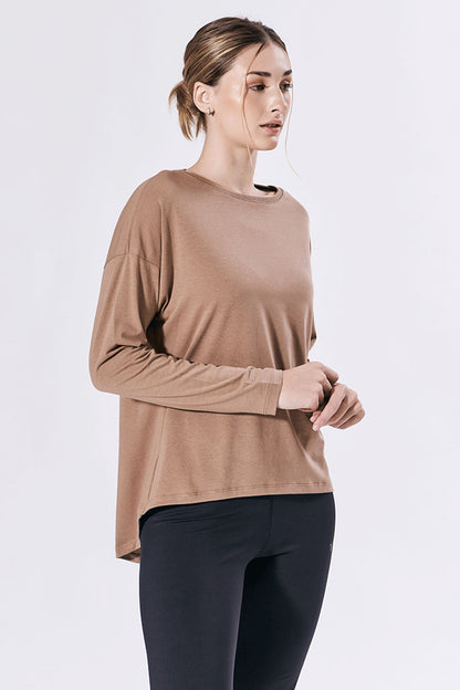 9776 - Remera Mangas Largas holgada