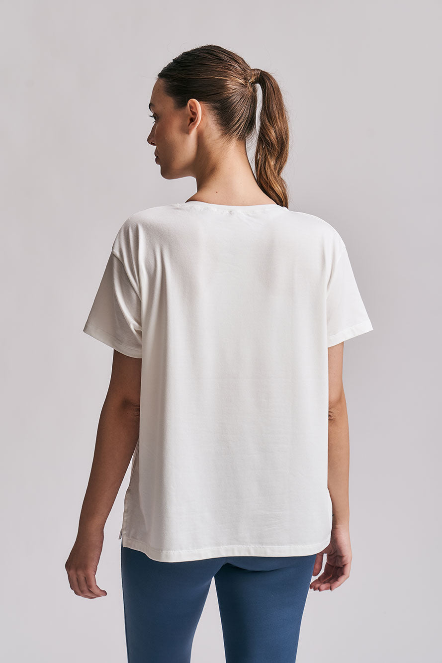 9988 - Remera Mangas Cortas Sheer