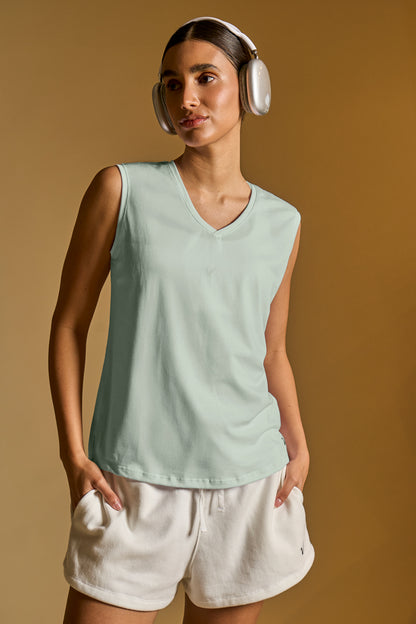 4015 - Remera Sin Mangas Soft