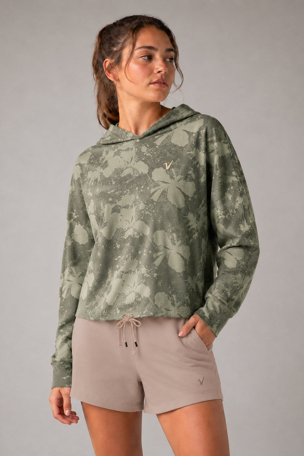 4055 -  Buzo Crop Fleur