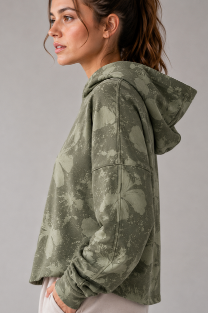 4055 -  Buzo Crop Fleur
