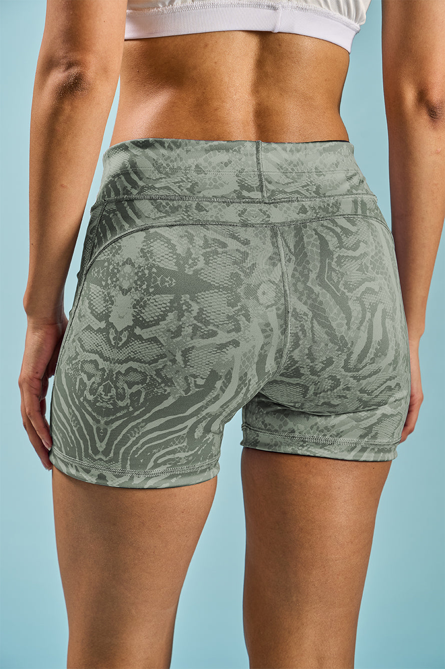 4111 - Calza corta reversible Snake