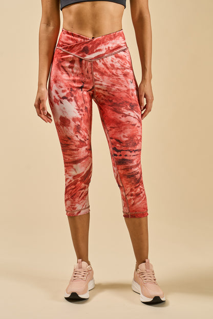 4112 - Calza 3/4 reversible Boho