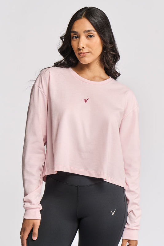 4165 - Remera ML Crop