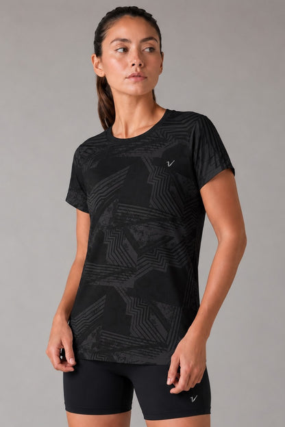 9199 - Remera Training Estampada