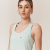 Musculosa deportiva con detalle Spark Verde Pastel